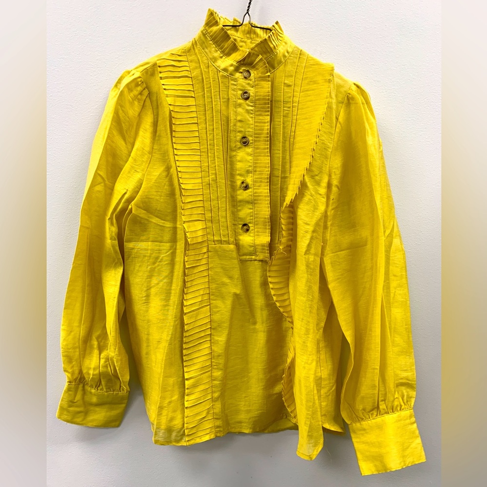 🆕 Sister Jane Ghospell Solar Pleated Shirt NEW